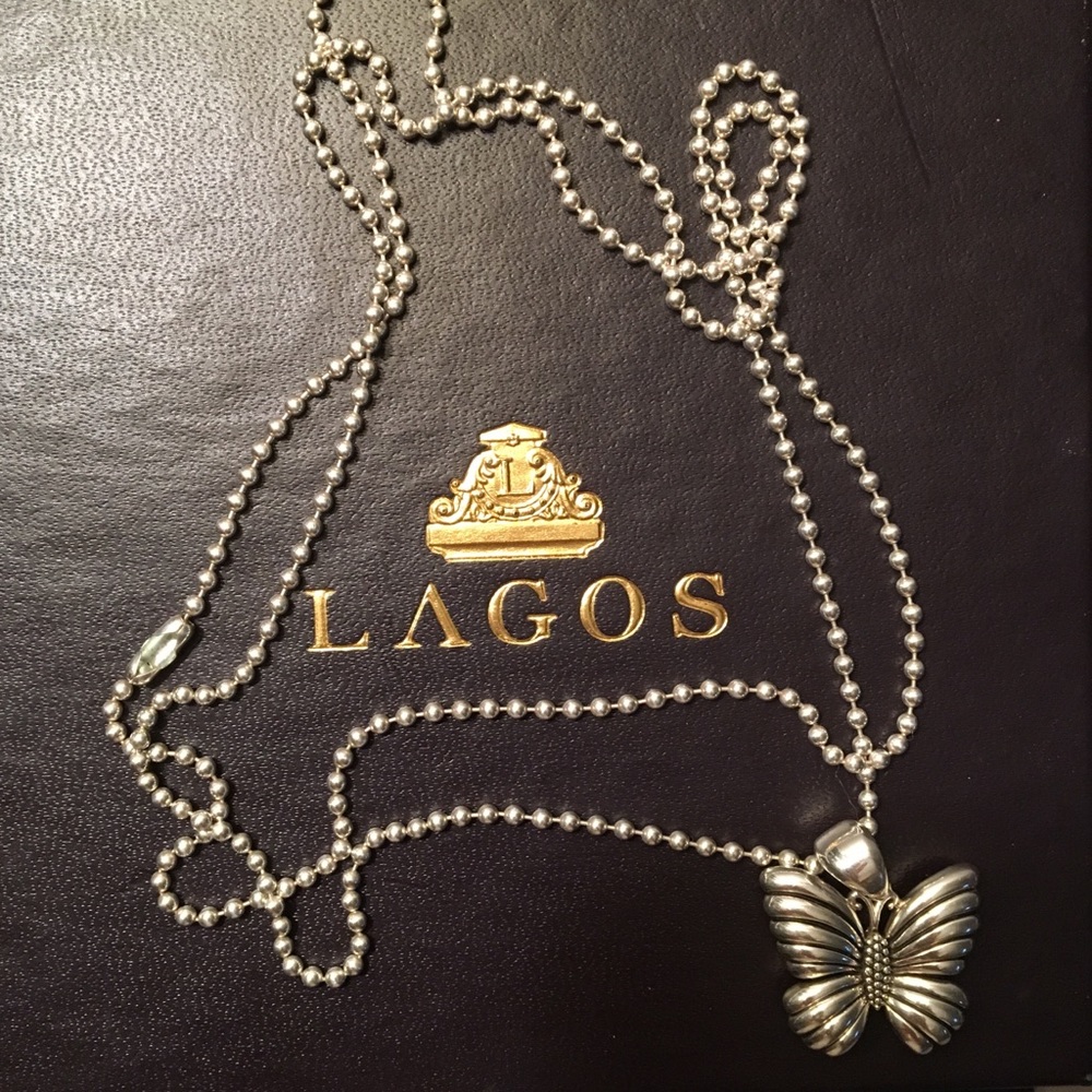 Lagos 34 inch butterfly pendant